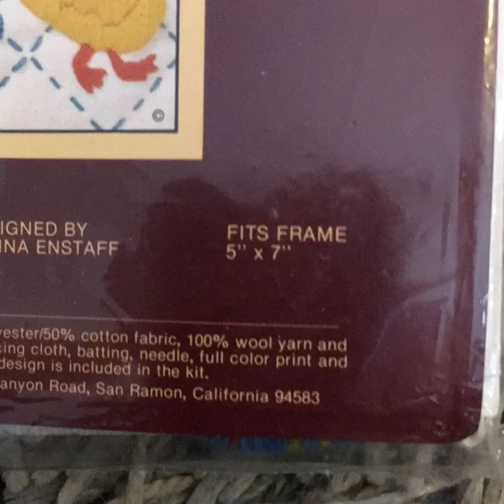 Vintage Quilted Photo Frame Craft Kit 5 X 7